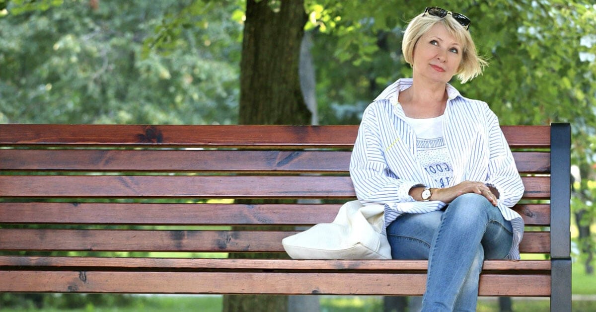 Woman on Bench
