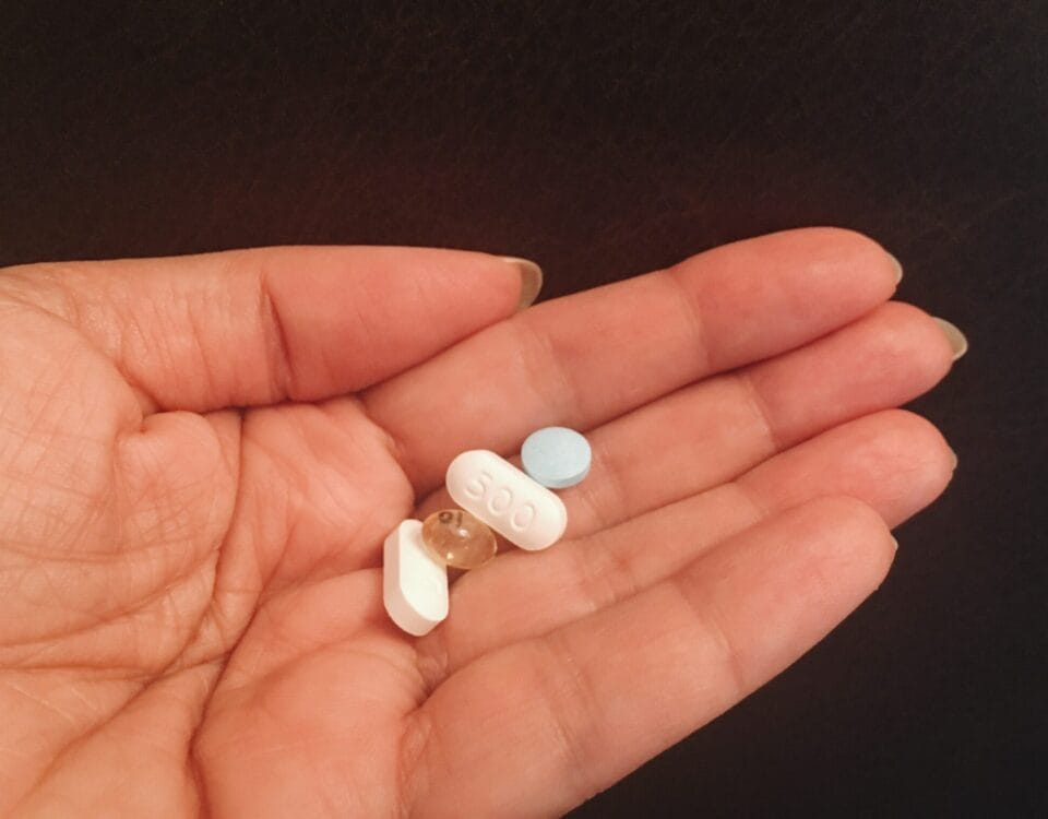 Pills on hand